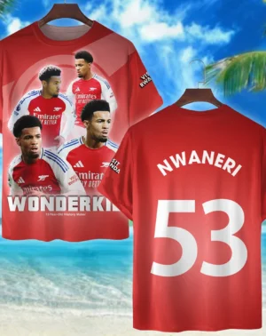 Footballer T-Shirt Premier League 2025 Gift For Fan Footballer HVN1003EN05122025TS3D