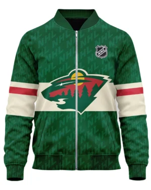 Hockey Bomber Jacket NHL 2025 For Sport Fans HVN1053MIN060625BOB
