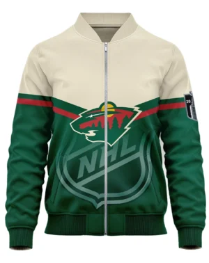 Hockey Bomber Jacket NHL 2025 For Sport Fans HVN1054MIN060625BOB