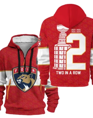 Hockey Hoodie Half Zipper NHL 2025 For Sport Fans HVN1048PANTHERS060525HODZ