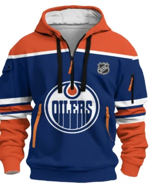 Hockey Hoodie Half Zipper NHL 2025 For Sport Fans HVN1050OILER060525HODZ