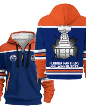 Hockey Hoodie Half Zipper NHL 2025 For Sport Fans HVN1051OIL060525HODZ