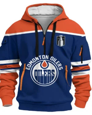 Hockey Hoodie Half Zipper NHL 2025 For Sport Fans HVN1052OILS060525HODZ