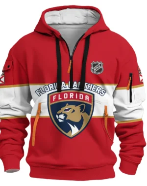 Hockey Hoodie Half Zipper NHL 2025 For Sport Fans HVN1052PNTH060525HODZ