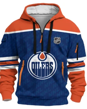 Hockey Hoodie Half Zipper NHL 2025 For Sport Fans HVN1053EDM060625HODZ
