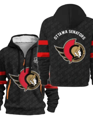 Hockey Hoodie Half Zipper NHL 2025 For Sport Fans HVN1053OTT060625HODZ