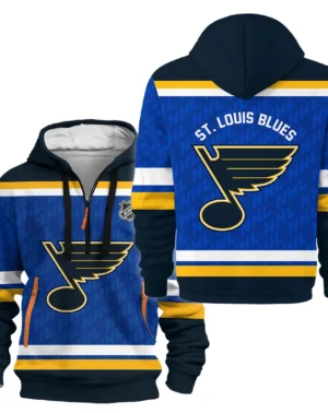 Hockey Hoodie Half Zipper NHL 2025 For Sport Fans HVN1053STL060625HODZ