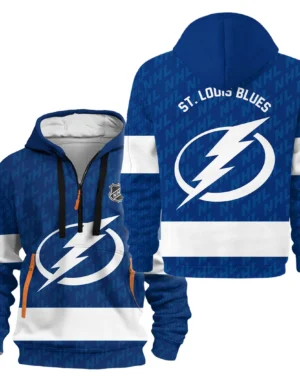 Hockey Hoodie Half Zipper NHL 2025 For Sport Fans HVN1053TBL060625HODZ