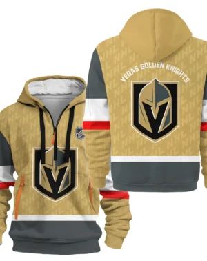 Hockey Hoodie Half Zipper NHL 2025 For Sport Fans HVN1053VGK060625HODZ