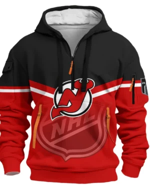 Hockey Hoodie Half Zipper NHL 2025 For Sport Fans HVN1054NJD060625HODZ