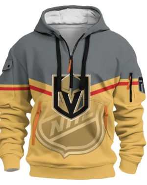 Hockey Hoodie Half Zipper NHL 2025 For Sport Fans HVN1054VGK060625HODZ