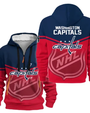Hockey Hoodie Half Zipper NHL 2025 For Sport Fans HVN1054WSH060625HODZ