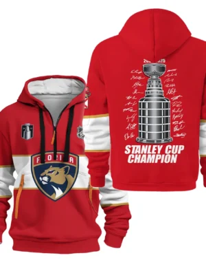 Hockey Hoodie Half Zipper NHL 2025 For Sport Fans HVN1072CUP061825HODZ