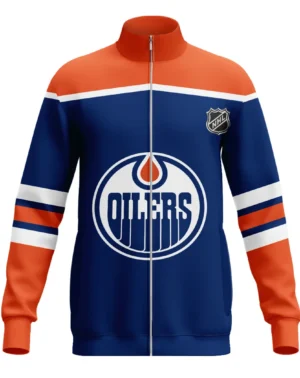 Hockey Stand Collar Jacket NHL 2025 For Sport Fans HVN1050OILER060525SCJ