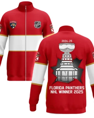 Hockey Stand Collar Jacket NHL 2025 For Sport Fans HVN1051PTS060525SCJ