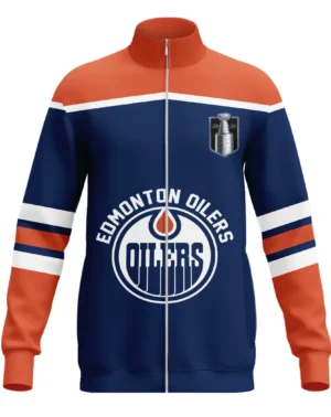 Hockey Stand Collar Jacket NHL 2025 For Sport Fans HVN1052OILS060525SCJ