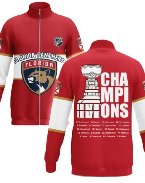 Hockey Stand Collar Jacket NHL 2025 For Sport Fans HVN1052PNTH060525SCJ