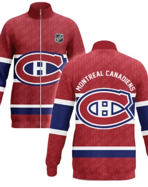 Hockey Stand Collar Jacket NHL 2025 For Sport Fans HVN1053MTL060625SCJ