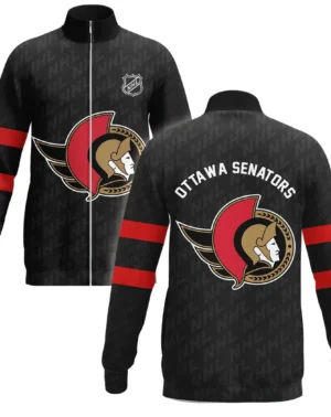 Hockey Stand Collar Jacket NHL 2025 For Sport Fans HVN1053OTT060625SCJ