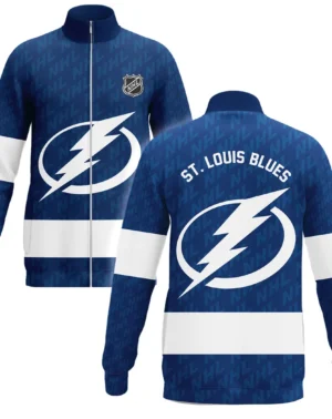 Hockey  Stand Collar Jacket NHL 2025 For Sport Fans  HVN1053TBL060625SCJ