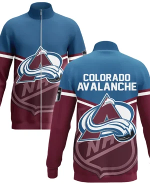 Hockey Stand Collar Jacket NHL 2025 For Sport Fans HVN1054COL060625SCJ