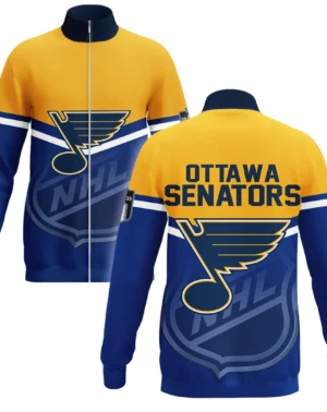 Hockey Stand Collar Jacket NHL 2025 For Sport Fans HVN1054STL060625SCJ