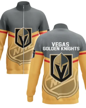 Hockey Stand Collar Jacket NHL 2025 For Sport Fans HVN1054VGK060625SCJ