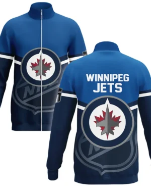 Hockey Stand Collar Jacket NHL 2025 For Sport Fans HVN1054WPG060625SCJ
