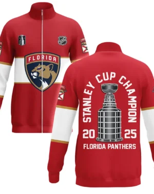 Hockey Stand Collar Jacket NHL 2025 For Sport Fans HVN1071CHMP061825SCJ