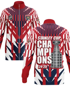 Hockey Stand Collar Jacket NHL 2025 For Sport Fans HVN1075NHLC061925SCJ