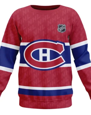 Hockey Sweatshirt NHL 2025 For Sport Fans HVN1053MTL060625SW