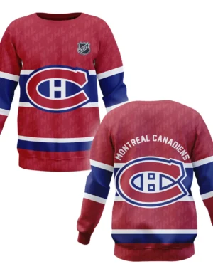Hockey Sweatshirt NHL 2025 For Sport Fans HVN1053MTL060625SW