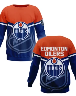 Hockey  Sweatshirt NHL 2025 For Sport Fans  HVN1054EDM060625SW