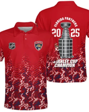 Hockey Team Polo Shirt NHL 2025 For Fans Sport HVN1073CHAMP061825POS