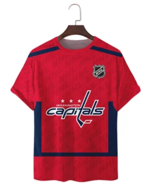 Hockey Team T-Shirt NHL 2025 For Fans Sport HVN1053WSH060625TS3D
