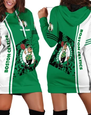 Hoodie Dress For Women, Exclusive Logo Hoodie For Basketball Fans PTHDD000NBA082225BC1