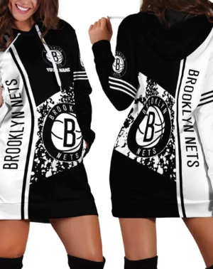 Hoodie Dress For Women, Exclusive Logo Hoodie For Basketball Fans PTHDD000NBA082225BN1