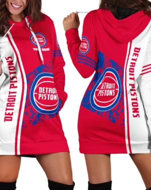 Hoodie Dress For Women, Exclusive Logo Hoodie For Basketball Fans PTHDD000NBA082225DP1