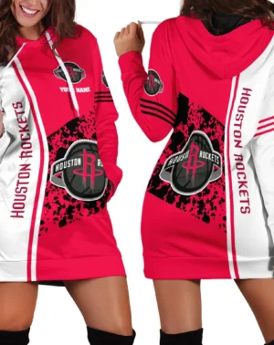 Hoodie Dress For Women, Exclusive Logo Hoodie For Basketball Fans PTHDD000NBA082225HR1