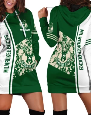 Hoodie Dress For Women, Exclusive Logo Hoodie For Basketball Fans PTHDD000NBA082225MB1