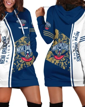 Hoodie Dress For Women, Exclusive Logo Hoodie For Basketball Fans PTHDD000NBA082225NOP1