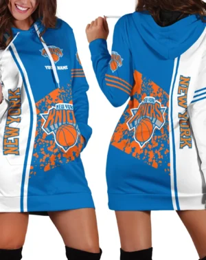 Hoodie Dress For Women, Exclusive Logo Hoodie For Basketball Fans PTHDD000NBA082225NYK1