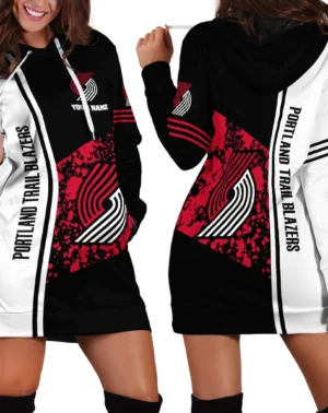 Hoodie Dress For Women, Exclusive Logo Hoodie For Basketball Fans PTHDD000NBA082225PTB1