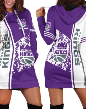 Hoodie Dress For Women, Exclusive Logo Hoodie For Basketball Fans PTHDD000NBA082225SK1