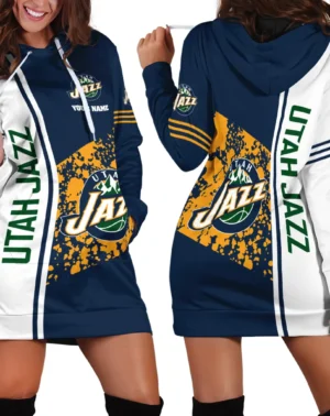 Hoodie Dress For Women, Exclusive Logo Hoodie For Basketball Fans PTHDD000NBA082225UJ1