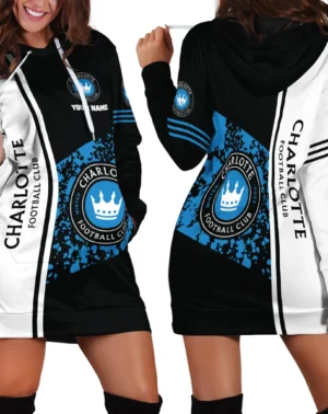 Hoodie Dress For Women, Exclusive Logo Hoodie For Fans Soccer PTHDD000MLS082125CFC1