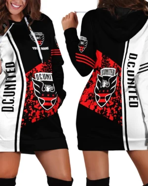 Hoodie Dress For Women, Exclusive Logo Hoodie For Fans Soccer PTHDD000MLS082125DCU1