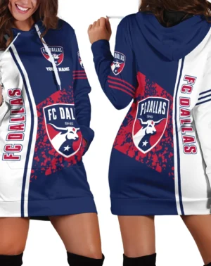 Hoodie Dress For Women, Exclusive Logo Hoodie For Fans Soccer PTHDD000MLS082125FCD1