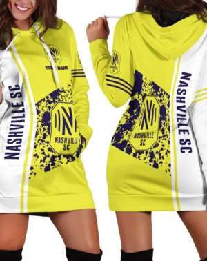 Hoodie Dress For Women, Exclusive Logo Hoodie For Fans Soccer PTHDD000MLS082125NSC1