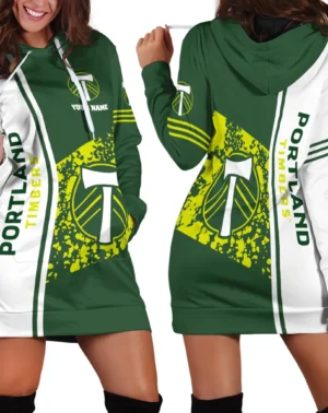 Hoodie Dress For Women, Exclusive Logo Hoodie For Fans Soccer PTHDD000MLS082125PT1